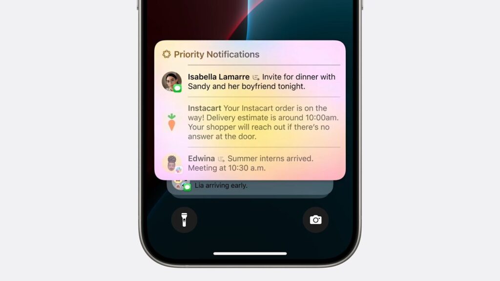 Dans iOS 18, Apple Intelligence doit trier vos notifications à votre place. En France, l'ancien système restera en place. Dans iOS 18, Apple Intelligence doit trier vos notifications à votre place. En France, l'ancien système restera en place.